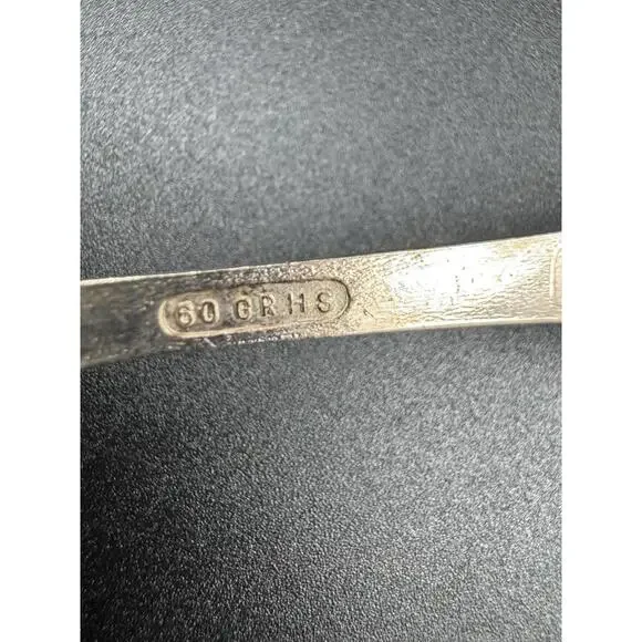 Vintage Norge Norwegian Enamel Souvenir Spoon Silver Plated 60 GR HS Great Condi - Picture 6 of 6